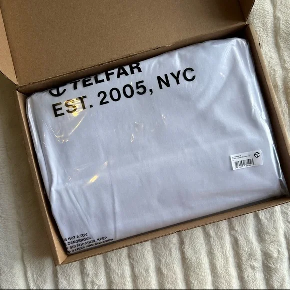 TELFAR eggplant purple medium shopping bag - NWT - still in box - Picture 3 of 7